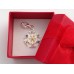 Christmas Snowflake Clip on Charm in Red Gift Box
